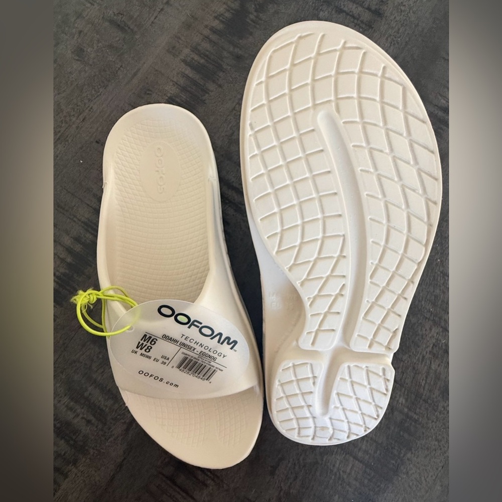 OOFOS Eggnog Slide Sandals - Picture 5 of 6